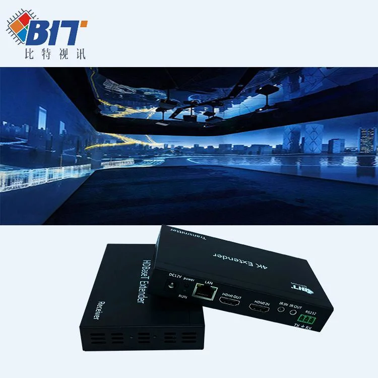 Pure Hardware Design Support 4K Cat5e Extender HDMI with IR HDMI