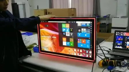 Monitor 32LCD con luci LED funzionanti e indirizzabili