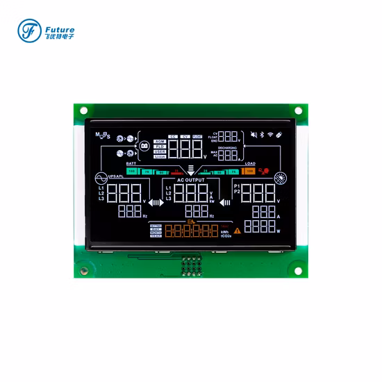 Schermo LCD Va Display con display LCD a 7 segmenti Blacklight con scheda PCB per la risoluzione dei punti di carica