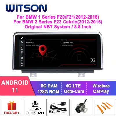 Sistema multimediale per auto Witson Android 10 a grande schermo per BMW Serie 1 F20/F21 (2012